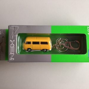 VW busje T2 1972 sleutelhanger geel 1:87