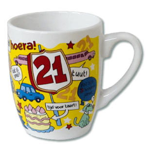 Cartoon Mok 21 jaar