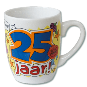 Cartoon Mok 25 jaar