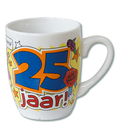 Cartoon Mok 25 jaar