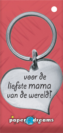 Hart sleutelhanger - mama
