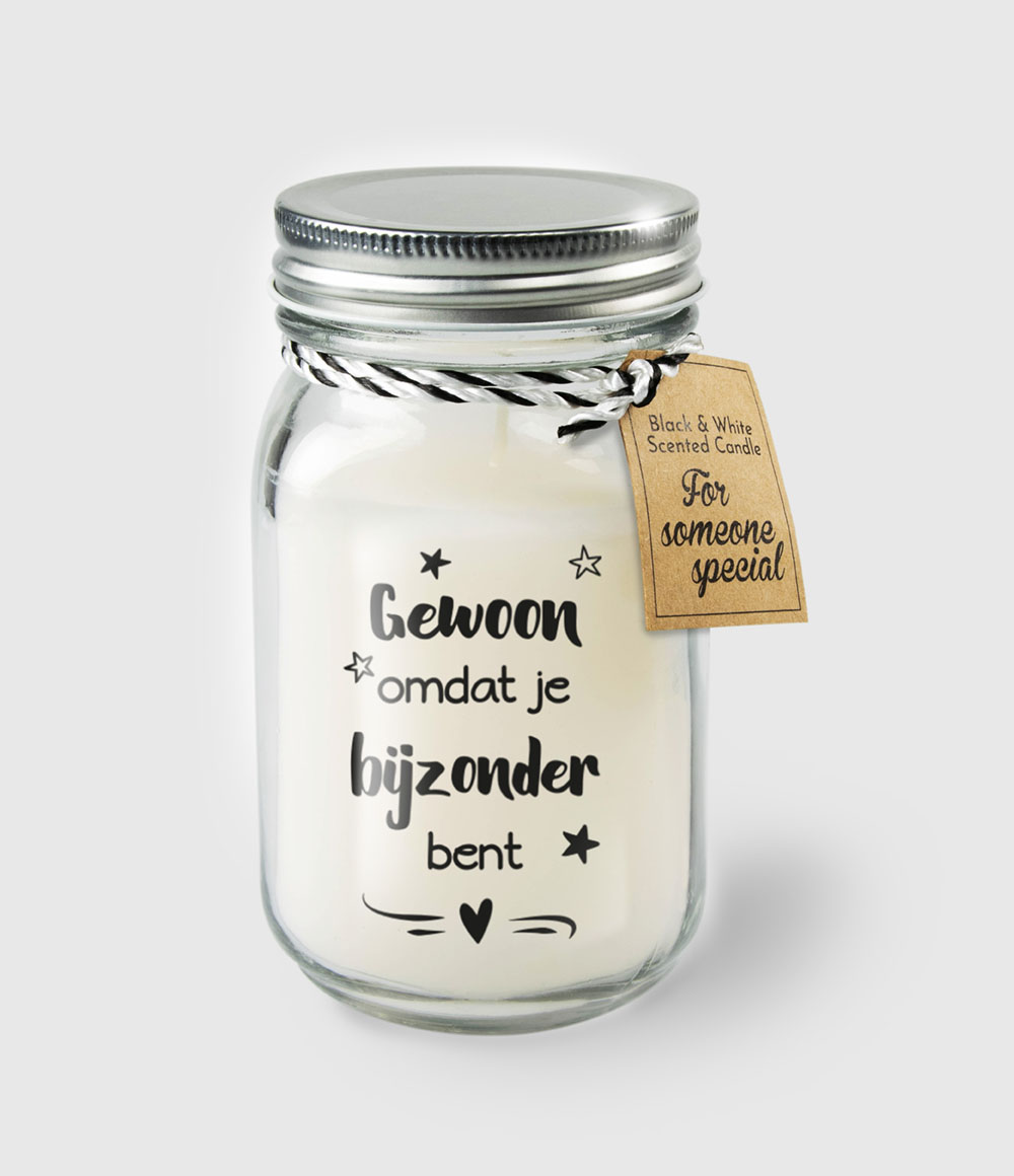 Black &amp; White scented candles - Gewoon bijzonder