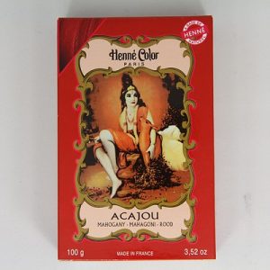 Henna poeder om haar te kleuren Acajou