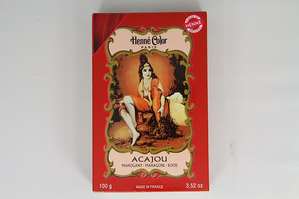 Henna poeder om haar te kleuren Acajou