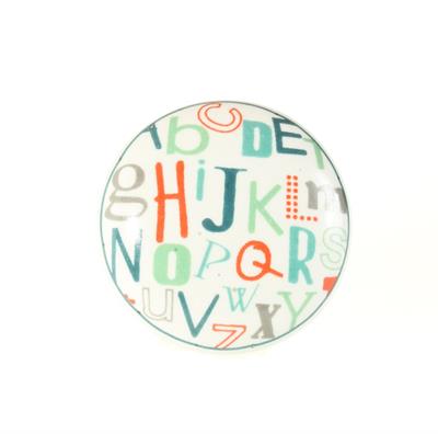 Keramische knop letters