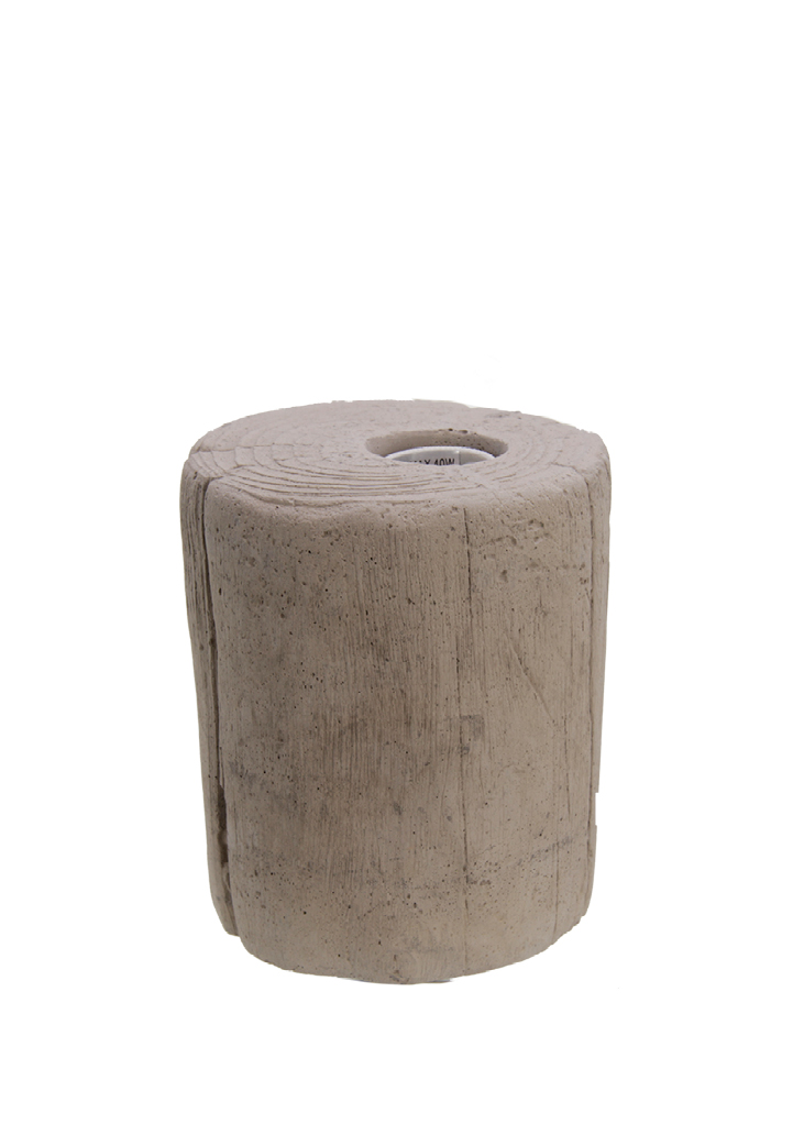Beton lamp stammetje 13x16cm