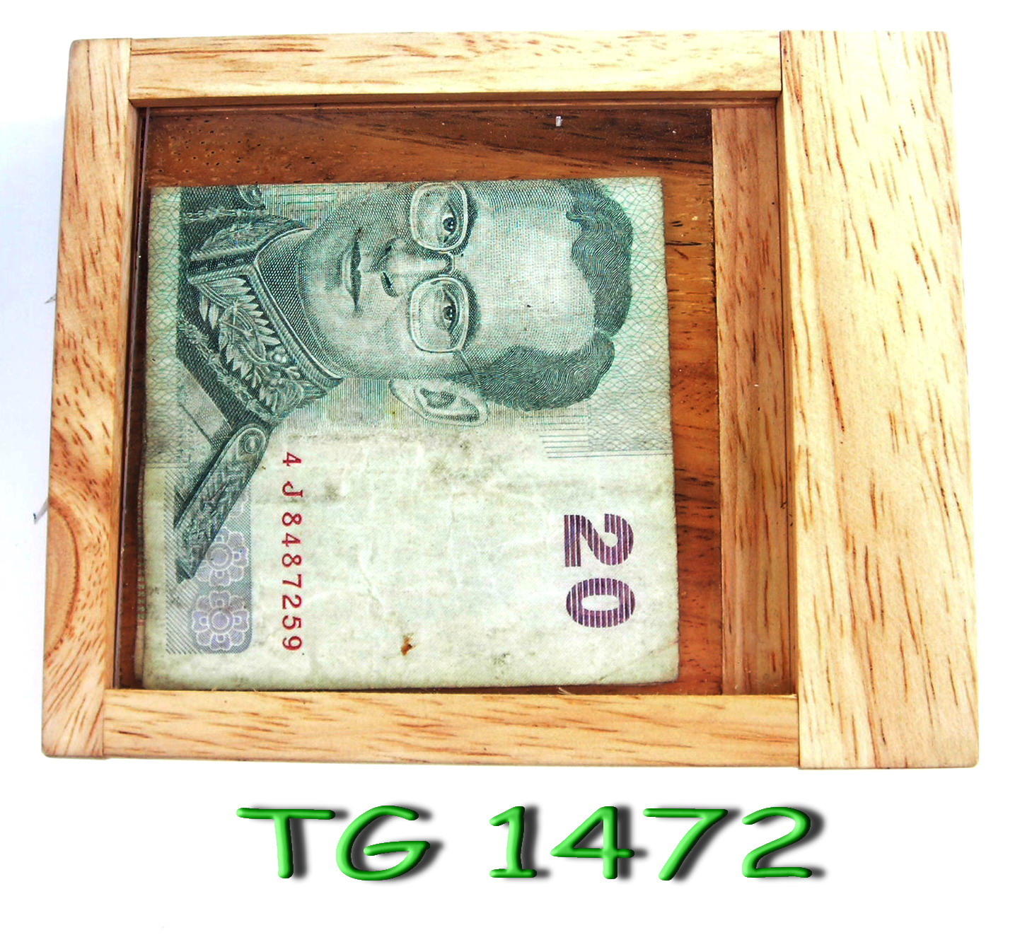 Money box houten spel
