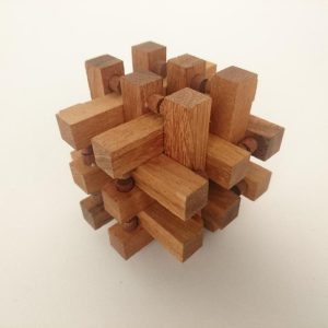 Lock houten puzzel