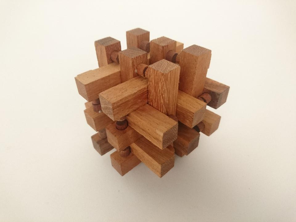 Lock houten puzzel