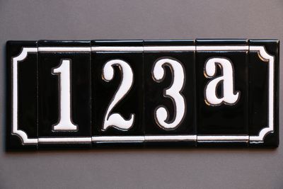 Huisnummer zwart - 5 - Afbeelding 5