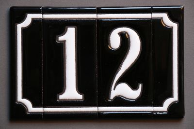 Huisnummer zwart - C - Afbeelding 3