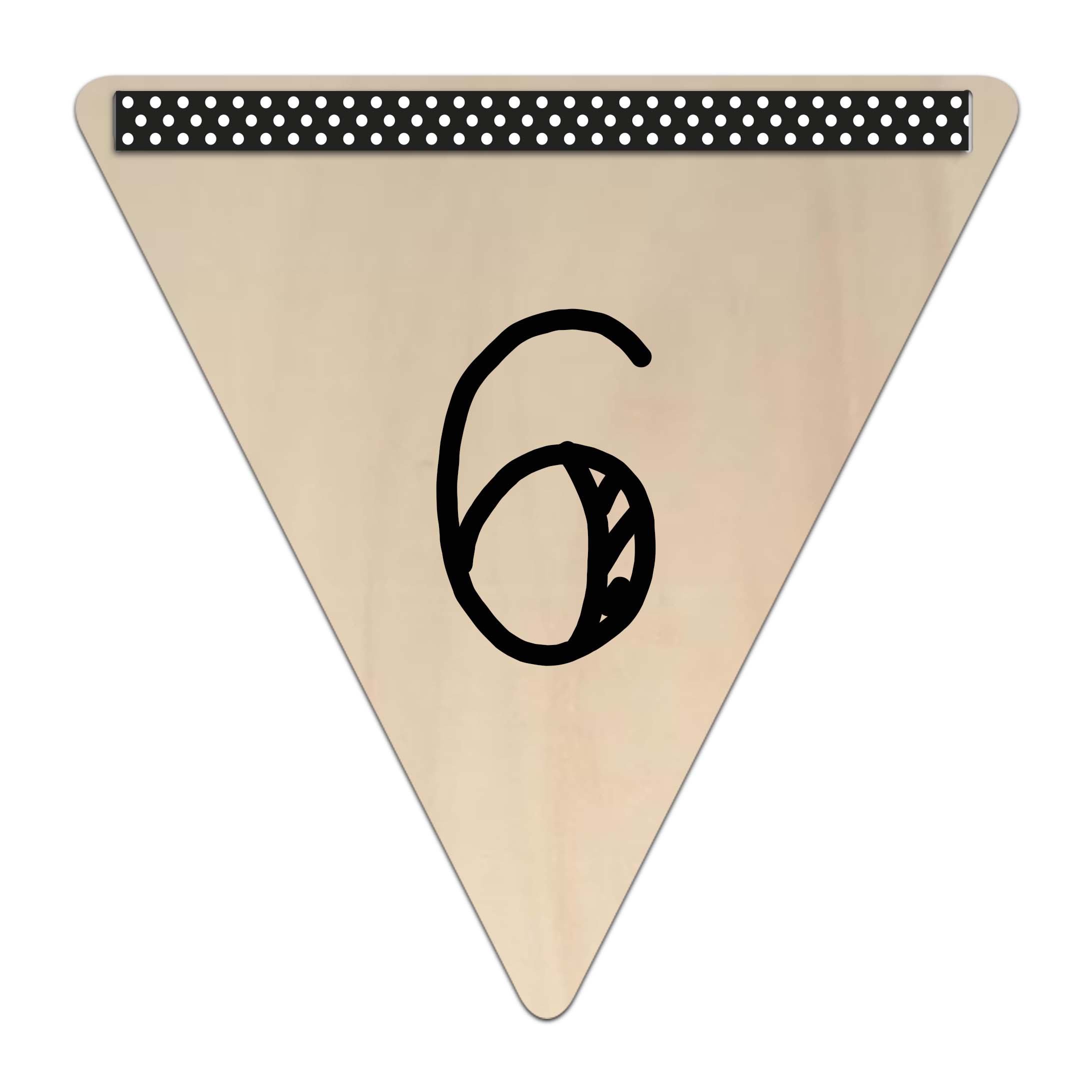 Vlaggetje 6 (hout)