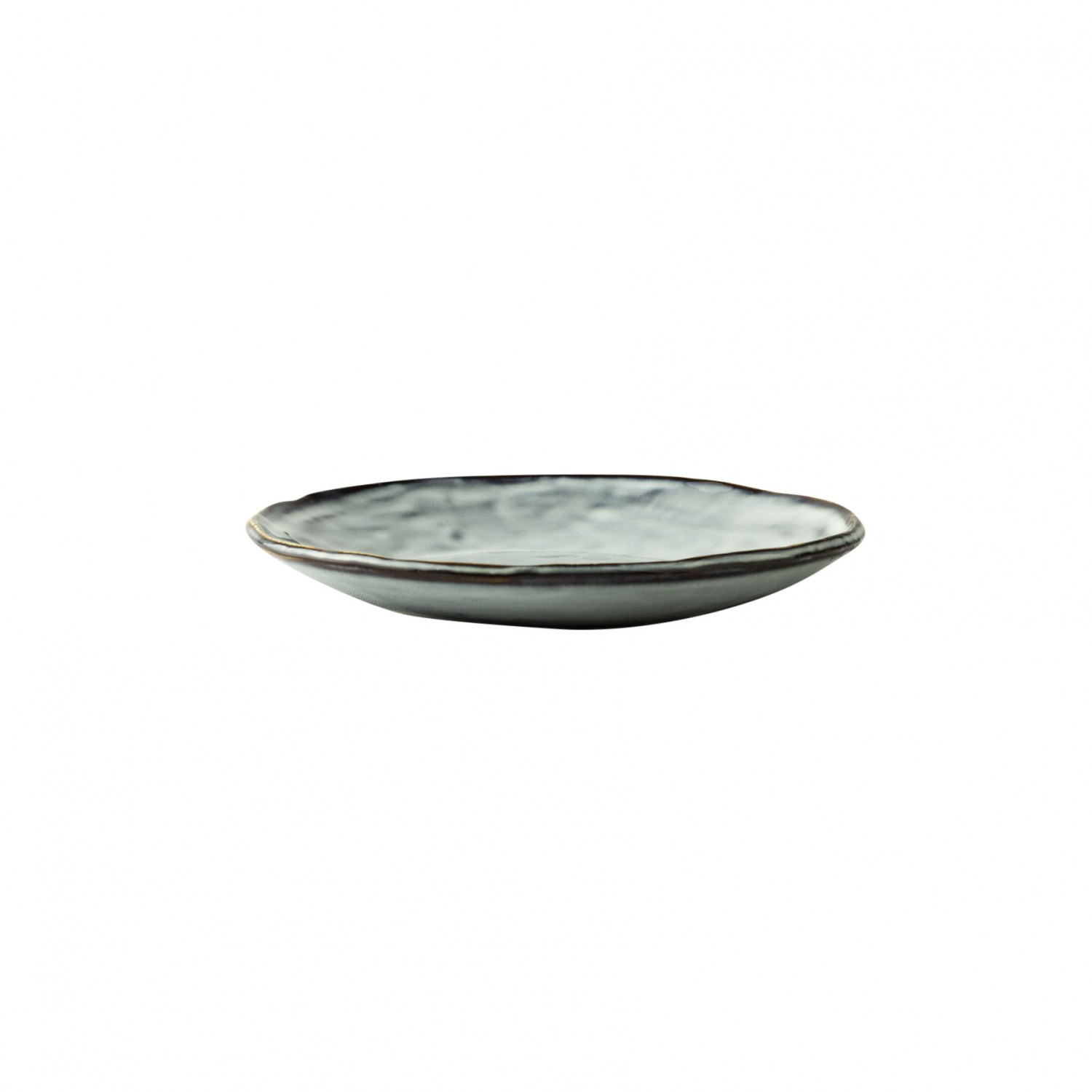 Bord 17 cm Organic Collection Blauw