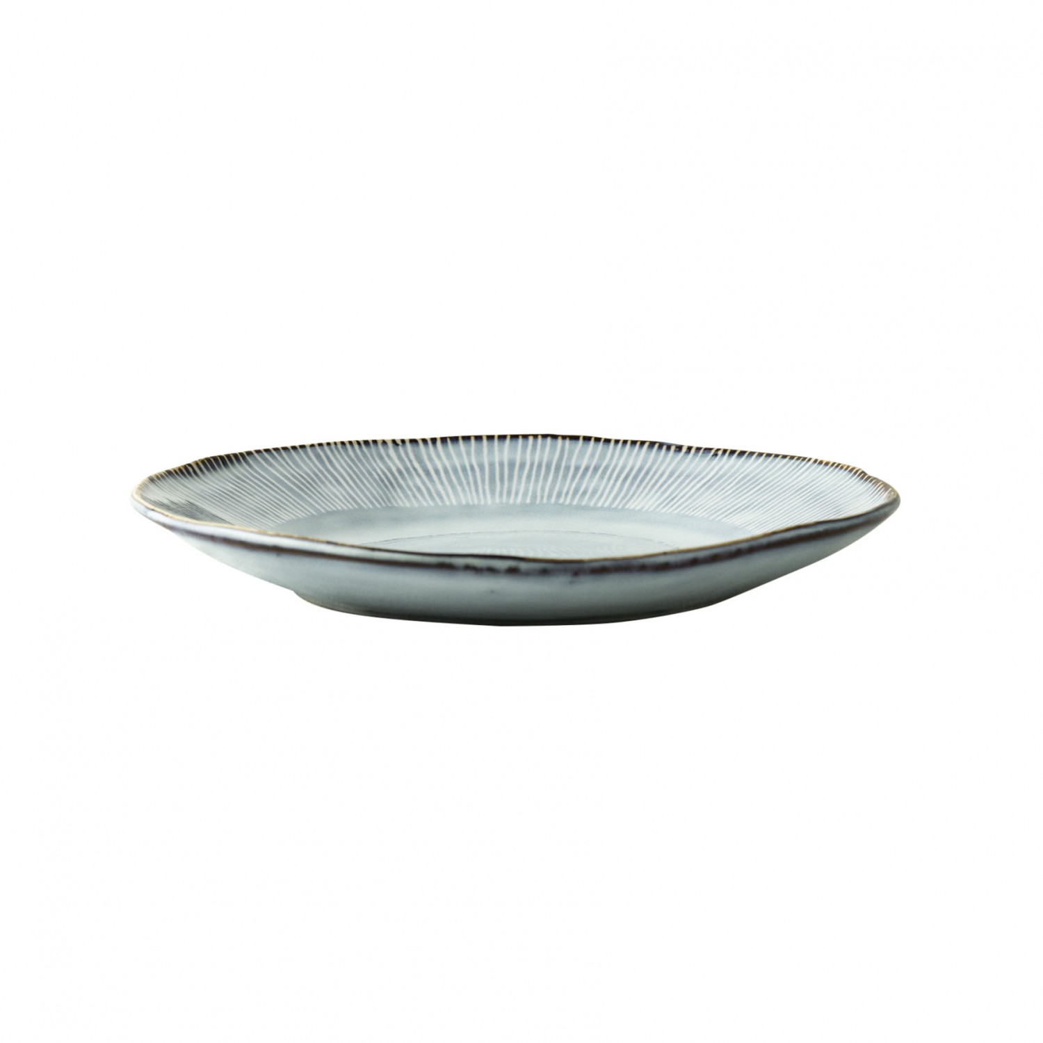 Bord 21,5cm Organic Collection Blauw