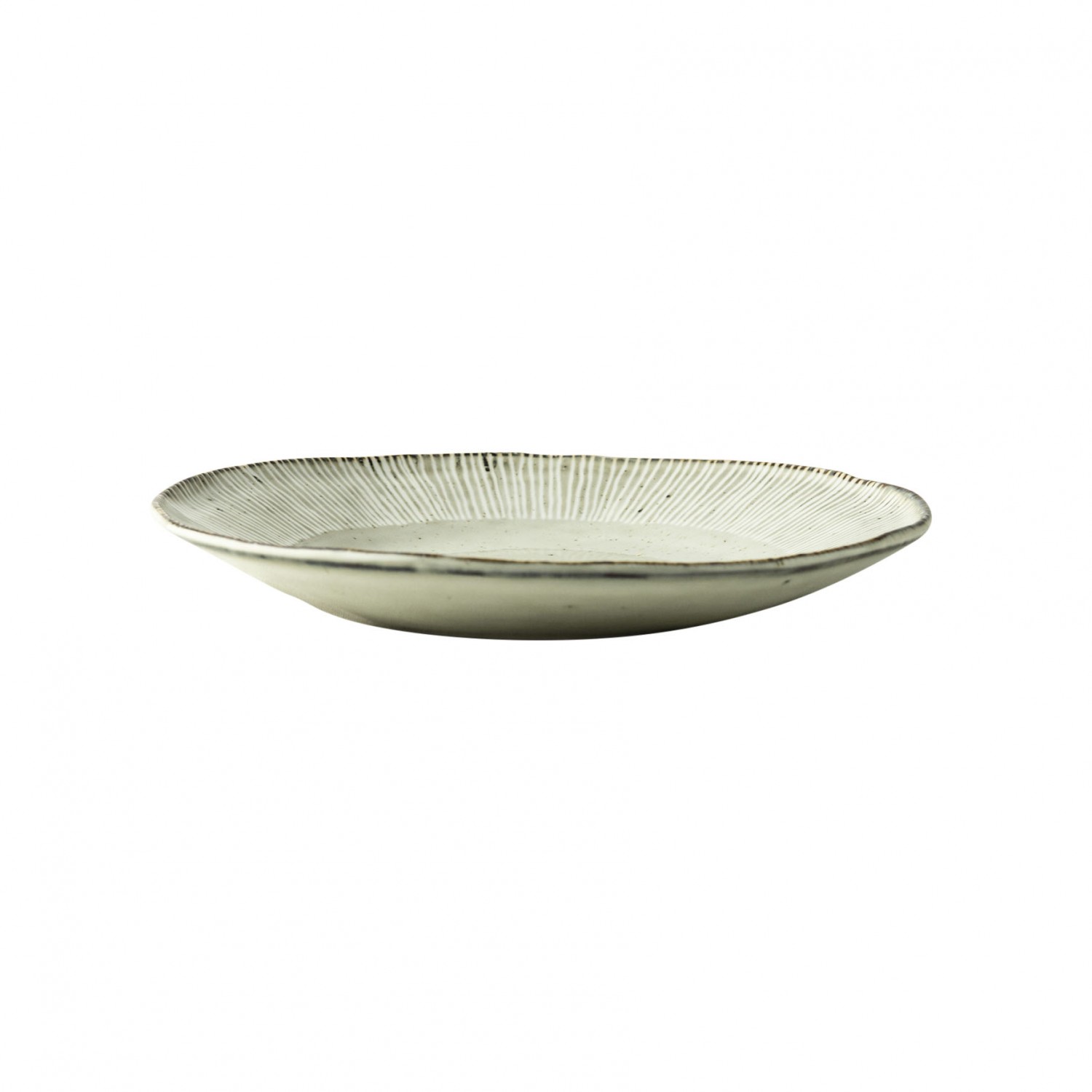 Bord 21,5cm Organic Collection Creme