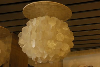Handgemaakte Capiz schelpen hanglamp (bolvorm) 30cm