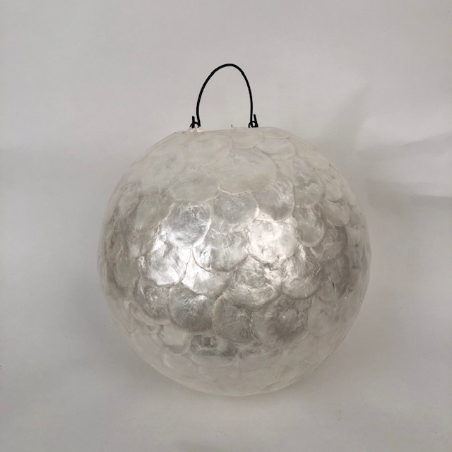 Bol plafond hanglamp full shell wit - 40 cm