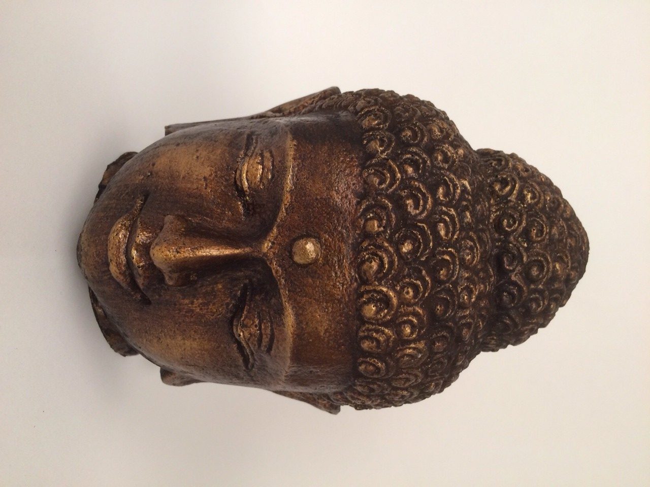 Buddha Hoofd goud - 25cm - Afbeelding 2