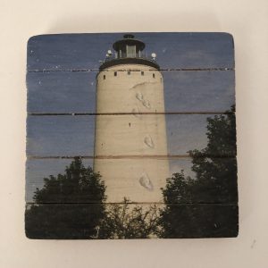 Houten onderzetter 10mm Oostburg watertoren