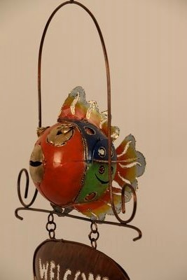 Welcome hanger met vis - Afbeelding 2
