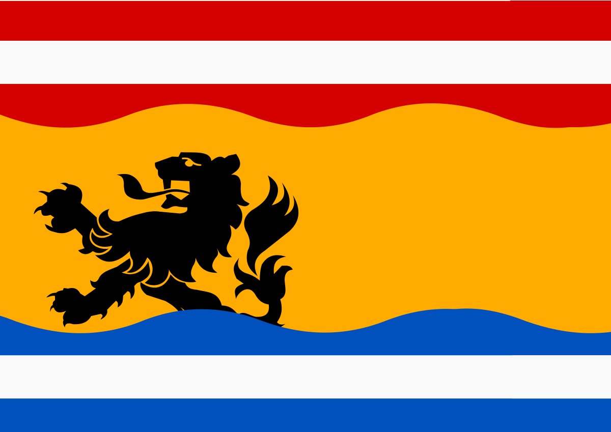 Zeeuws Vlaamse vlag 70x100cm