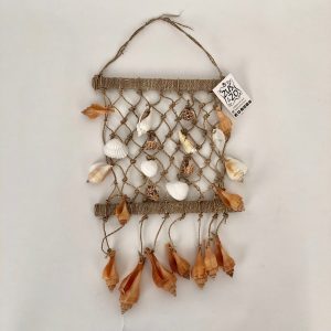 Schelpen net om op te hangen ±20x20cm