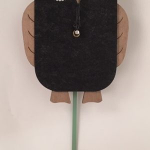 Houten uilklok