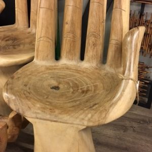 Handstoel 'Long finger' Indonesisch handwerk - rechts