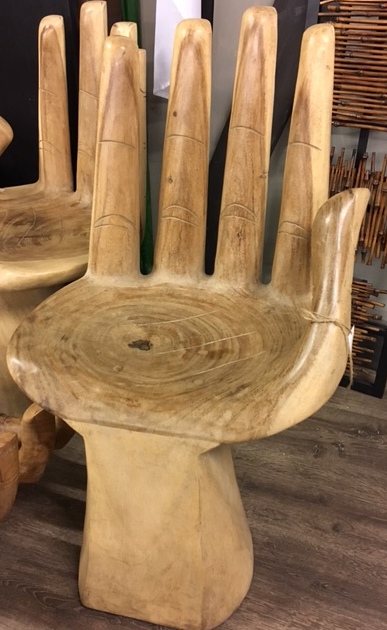 Handstoel 'Long finger' Indonesisch handwerk - rechts