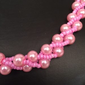 Kralenketting roze
