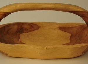 Teak houten (fruit)schaal
