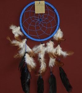 Dromenvanger ±18cm zonder kleintjes blauw