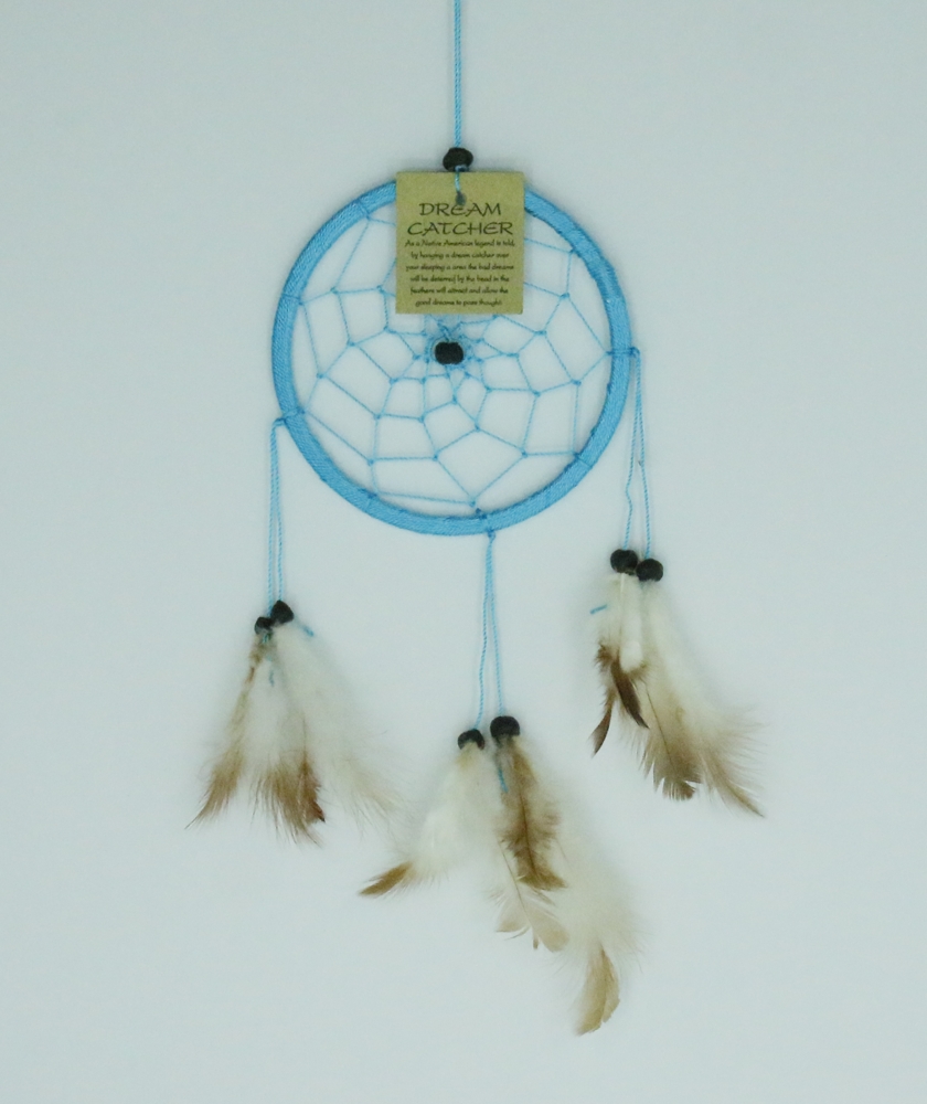 Dromenvanger ±12cm zonder kleintjes lichtblauw