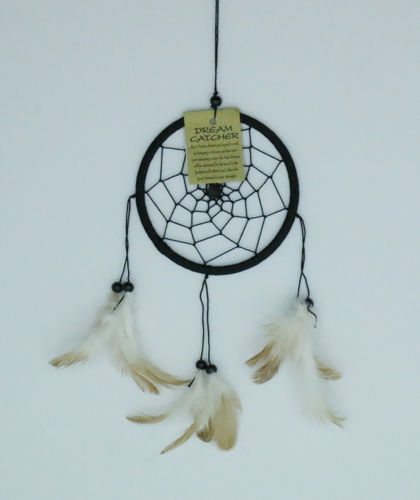 Dromenvanger ±12cm zonder kleintjes zwart