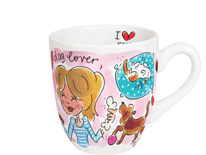Blond Amsterdam Dog lover minimok
