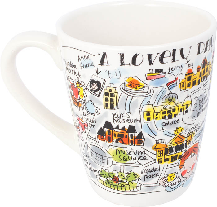 Beker City 'Amsterdam' Blond Amsterdam