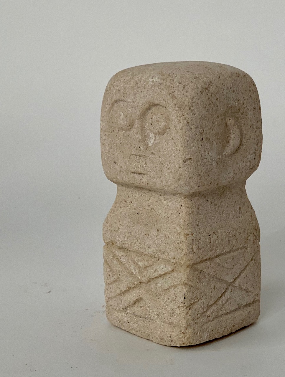 Stone man beeld natural ±10cm - Afbeelding 3