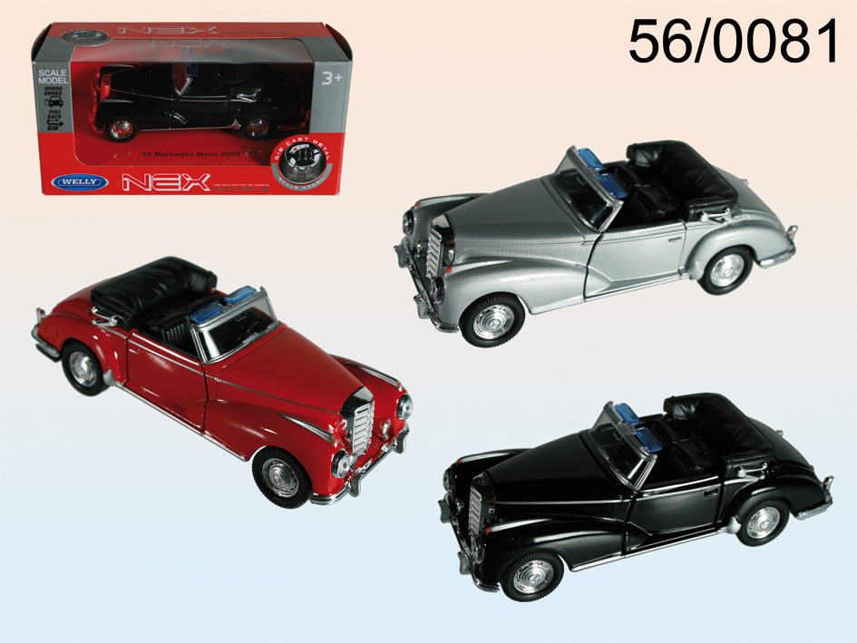 Mercedes-Benz 55 300 S zwart ±12cm