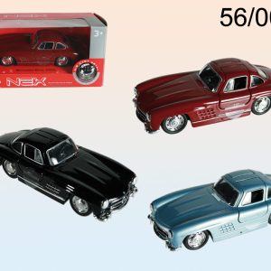 Mercedez-Benz 300 SL rood ± 12cm