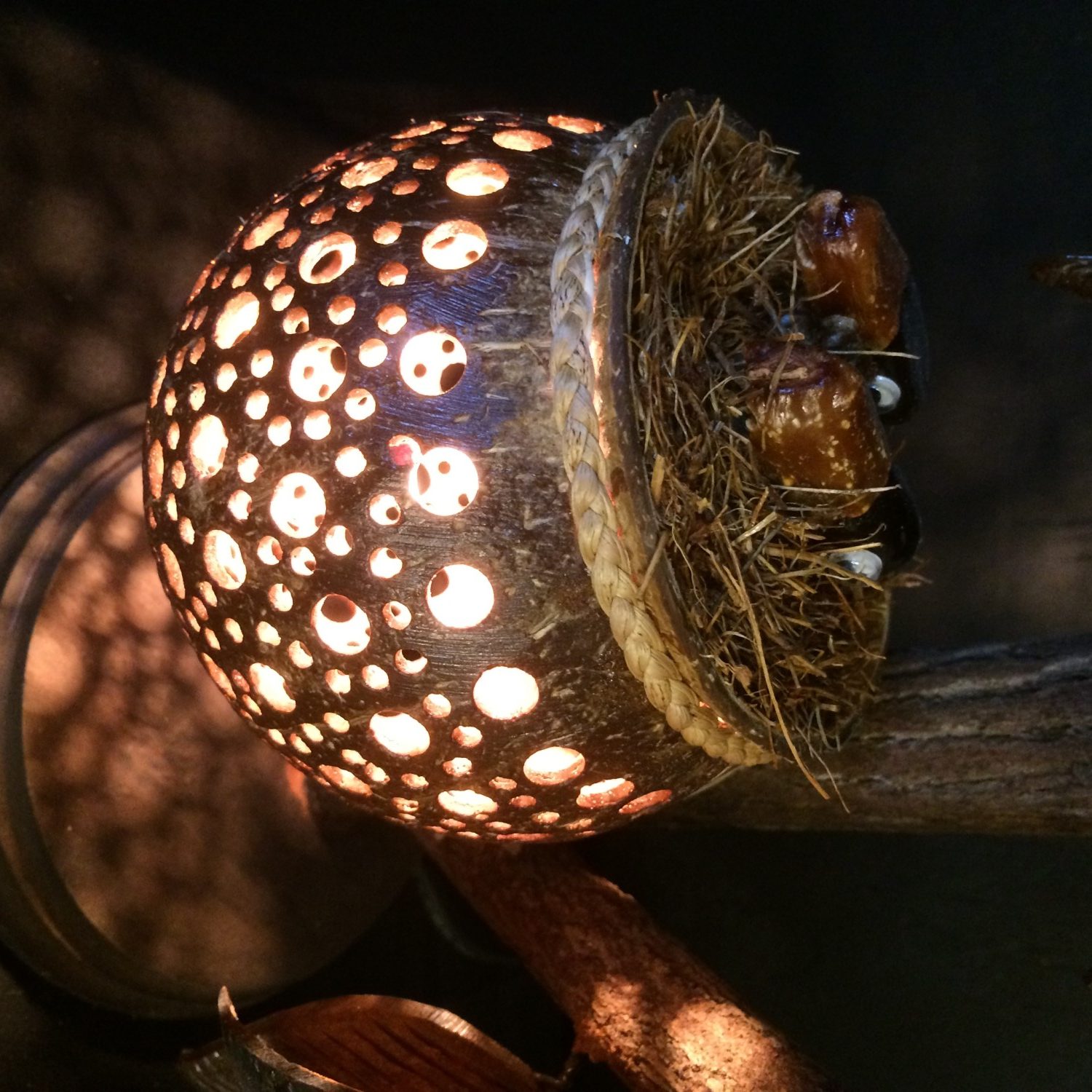 Kokosnootlamp boom/vogelnest - Afbeelding 5