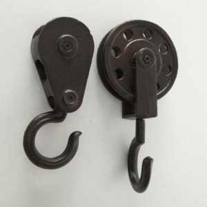 Jassenhaak Arc 2 ass H21cm metaal antique-brown