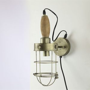 Wandlamp Mattijn grijs e14