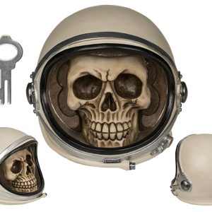 Spaarpot skull astronaut ±17x17cm