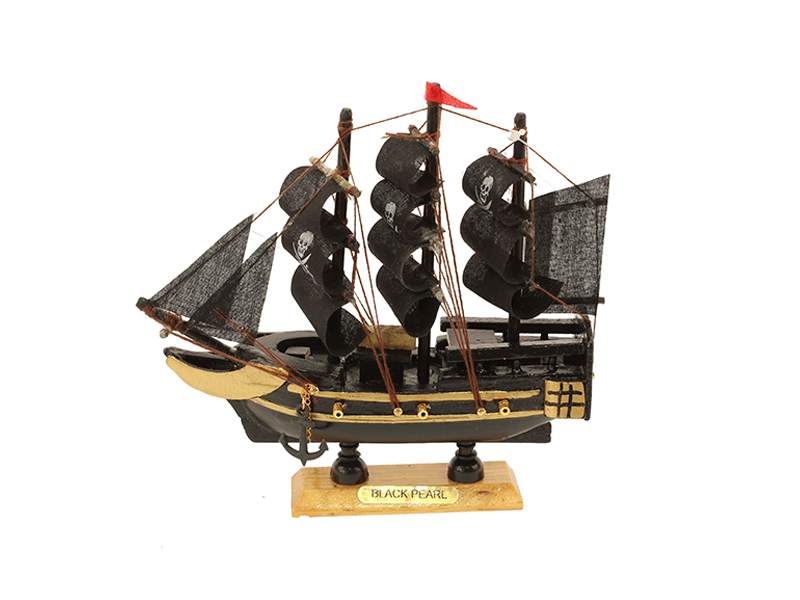 Boot Piraat Black Pearl 16cm