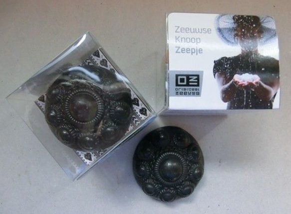 Zeeuwse knoop gastenzeepje zwart - Afbeelding 2