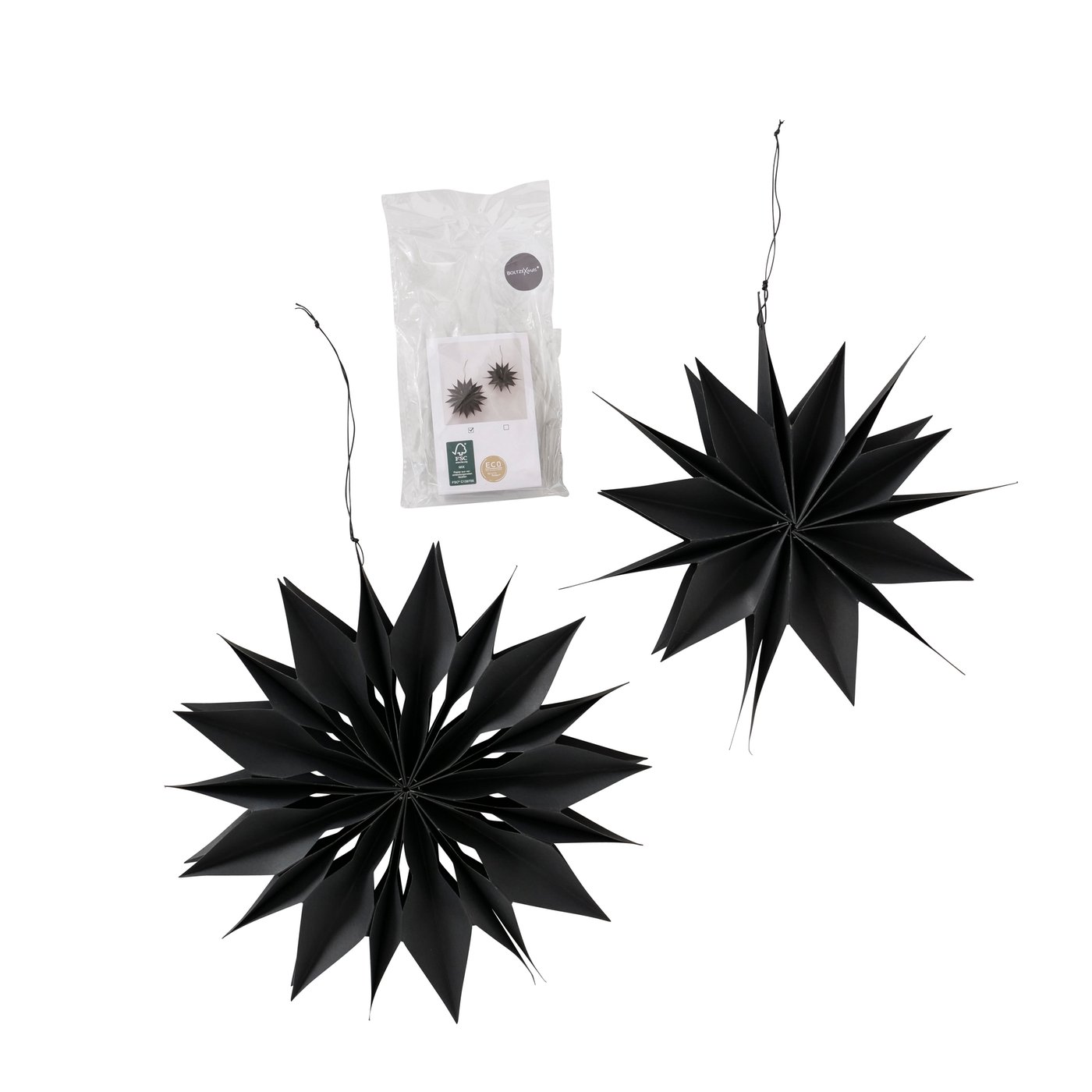 Kerstster Kassia 30 cm 2 assorti