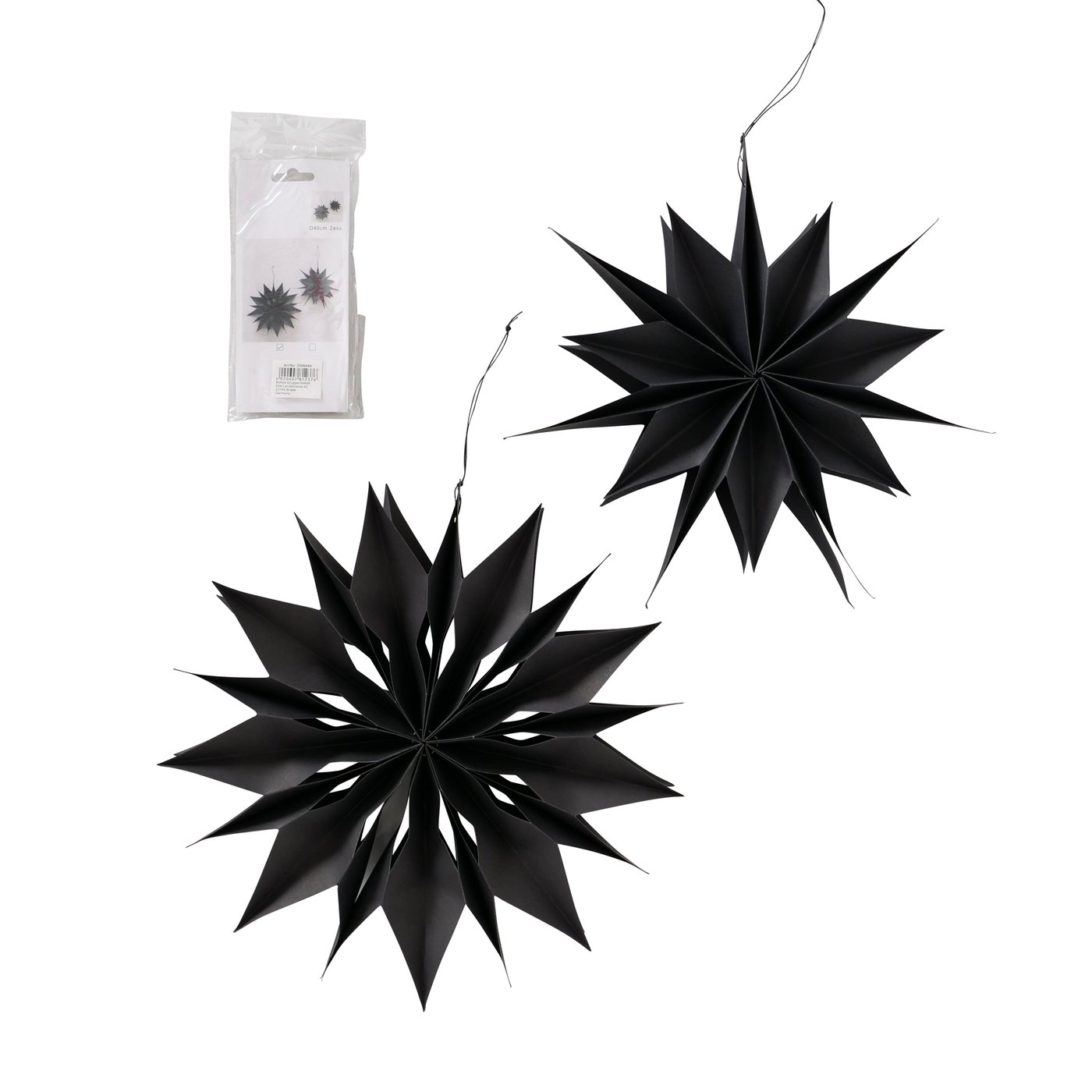 Kerstster Kassia 40cm 2 soorten