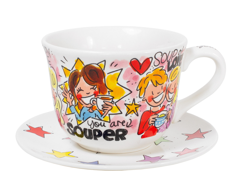 Set soepkom souper+Star schaaltje
