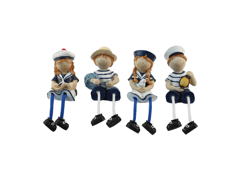 Matrozen kinderen, touwbenen 7cm