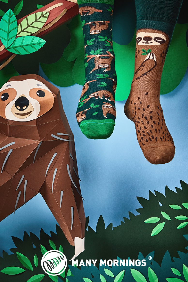 SOKKEN SLOTH LIFE-35-38 - Afbeelding 2